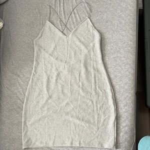H&M: Silver Backless Dress 🤍